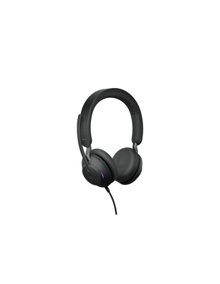 CUFFIA PROFESSIONALE JABRA EVOLVE2 40 MS DUO USB, CANCELLAZIONE DI RUMORE, USB-C, TASTO "MUTE",BUSYLIGHT, CERTIFICATA MICROSOFT