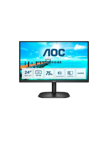 MONITOR AOC LED 23.8'' Wide 24B2XHM2 VA1920x1080 4ms 250cd/mq 3.000:1 (20.000.000:1) VGA HDMI VESA