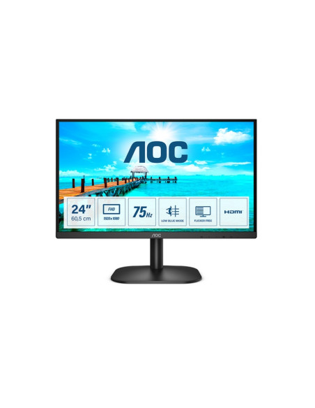 MONITOR AOC LED 23.8'' Wide 24B2XHM2 VA1920x1080 4ms 250cd/mq 3.000:1 (20.000.000:1) VGA HDMI VESA