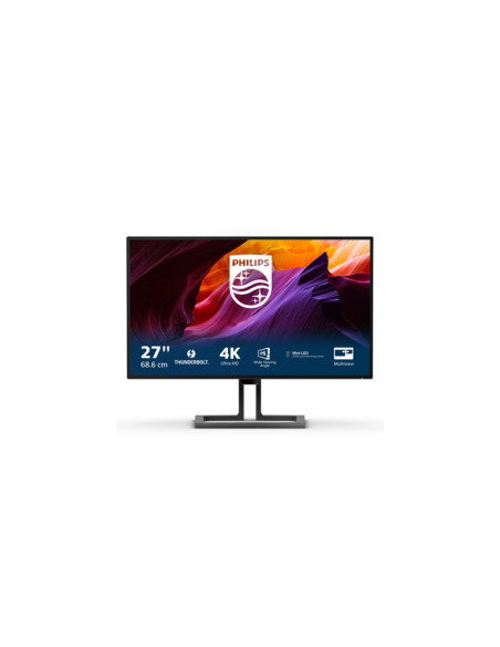 MONITOR PHILIPS Mini LED 27"Wide 27B1U7903/00 IPS 3840x2160 4ms 1400cd/mq  2x3W MM Reg.H PIVOT 2HDMI DP x Thunderbolt 4 Docking