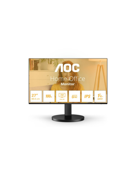 MONITOR AOC LED 27'' Wide 27B3HA2 IPS 1920x1080 100HZ 4ms 250cd/mq 1.300:1 (20.000.000:1) 2x2W MM VGA HDMI