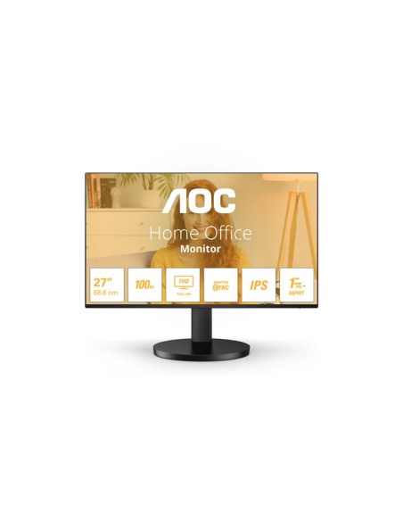 MONITOR AOC LED 27'' Wide 27B3HA2 IPS 1920x1080 100HZ 4ms 250cd/mq 1.300:1 (20.000.000:1) 2x2W MM VGA HDMI