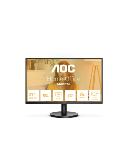 MONITOR AOC LED 27" Wide 27B3HMA2 VA 1920x1080 100HZ 4ms 250cd/mq 3.000:1(20.000.000:1) 2x2W MM VGA HDMI