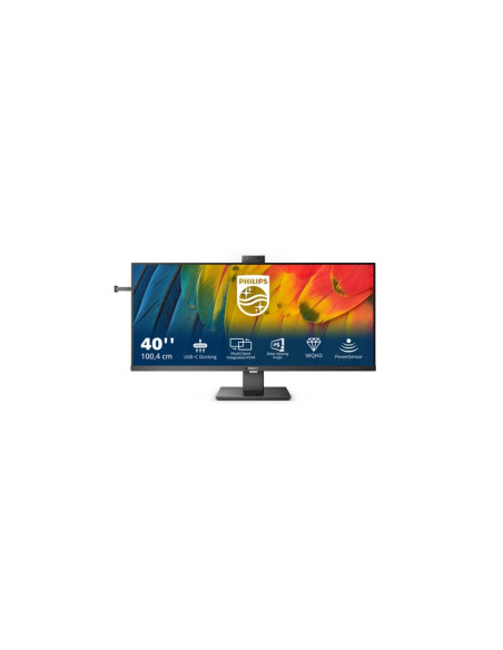 MONITOR PHILIPS LED 40" 21:9 40B1U5601H IPS 3440x1440 4ms 400cd/m2 50.000.000:1 2x5W MM WEBCAM Reg.H HDMI DP RJ45 USB-C docking