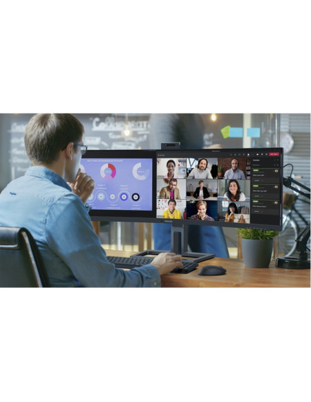MONITOR PHILIPS 44,5" 32:9 CURVED 45B1U6900CH VA 5120x1440 4ms 450cd/m2 2x5W MM WEBCAM Reg.H 2HDMI DP RJ45 2USB-C docking