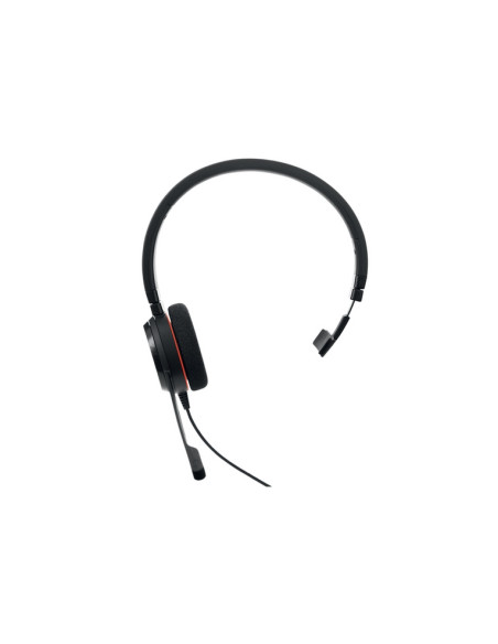 CUFFIA Jabra EVOLVE 20 MS Mono USB, Canc.di rumore,  USB, tasto "Mute", copriauricolari in gommapiuma, Cert. MS Teams