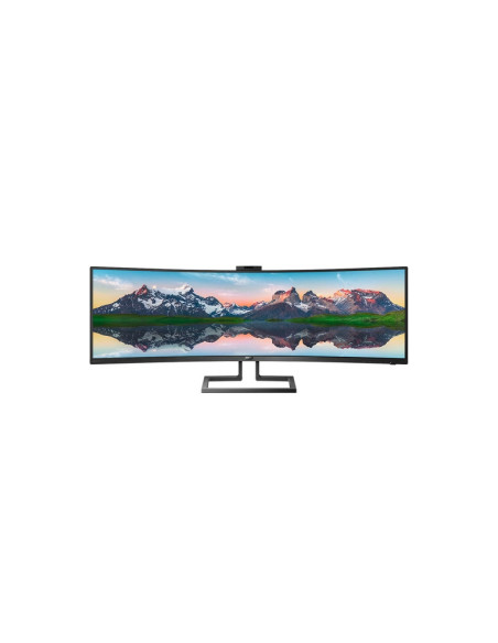 MONITOR PHILIPS LED 49"Wide CURVED 499P9H/00 5120x1440 5ms 80.000.000:1 2x5W MM WEBCAM Reg.inH 2HDMI DP USB-C GAMING
