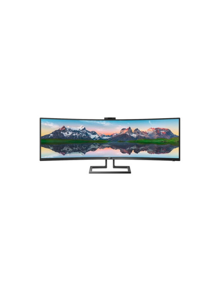 MONITOR PHILIPS LED 49"Wide CURVED 499P9H/00 5120x1440 5ms 80.000.000:1 2x5W MM WEBCAM Reg.inH 2HDMI DP USB-C GAMING