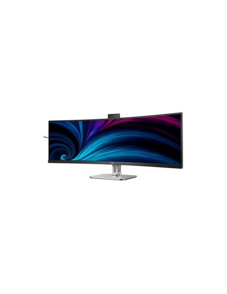 MONITOR PHILIPS 48,8" 32:9 CURVED 49B2U6900CH/00 VA 5120x1440 4ms 450cd/m2 2x5W MM WEBCAM Reg.H 2HDMI DP RJ45 USB-C docking