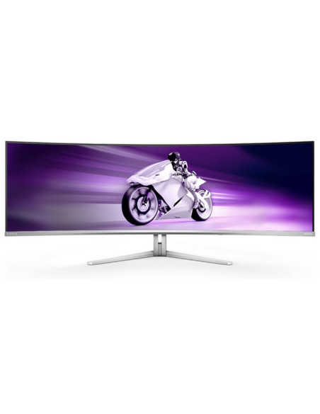 MONITOR PHILIPS 49" OLED 32:9 CURVED 49M2C8900/00 VA 5120x1440 240HZ 0.03ms 30W MM Reg.H 2HDMI DP RJ45 USB-C docking Silver