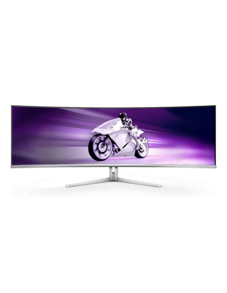 MONITOR PHILIPS 49" OLED 32:9 CURVED 49M2C8900/00 VA 5120x1440 240HZ 0.03ms 30W MM Reg.H 2HDMI DP RJ45 USB-C docking Silver