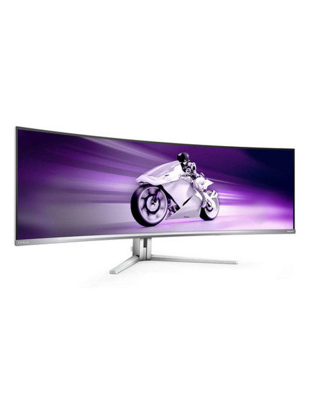 MONITOR PHILIPS 49" OLED 32:9 CURVED 49M2C8900L/00 VA 5120x1440 144HZ 0.03ms 30W MM Reg.H 2HDMI DP USB-C docking Silver