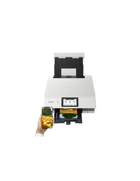 MULTIFUNZIONE CANON INK PIXMA TS8751 WH 6ink A4 15/10IPM DUPLEX USB WiFi Google Cloud Print e Apple AirPrint