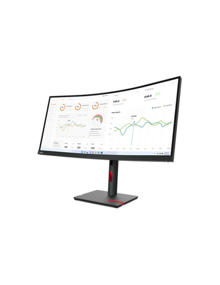 MONITOR LENOVO T34w-30 63D4GAT1EU 34" VA/WQHD/HDMI,DP,USB-C (75W)/Ethernet