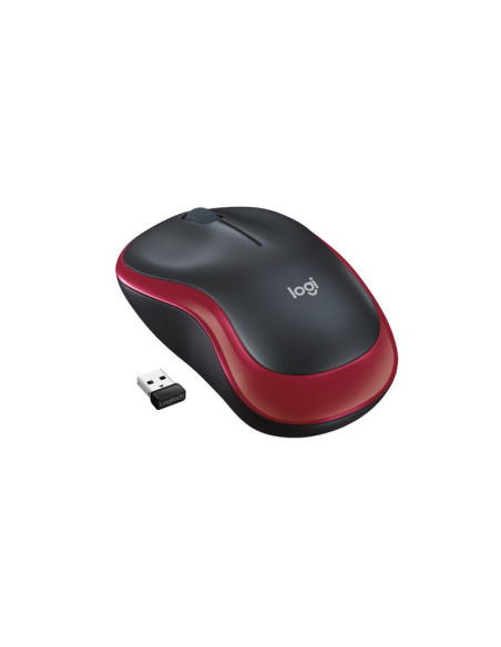 MOUSE LOGITECH "Wireless Mouse M185 Rosso" - 910-002237