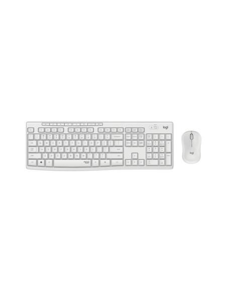 TASTIERA LOGITECH+MOUSE Wireless Desktop MK295 SILENT COMBO USB BIANCO 920-009821