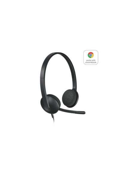 CUFFIA LOGITECH USB "H340" con Microfono 981-000475