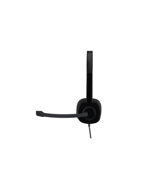 CUFFIA LOGITECH "H151" CON MICROFONO, Jack 3,5mm, NERO - 981-000589