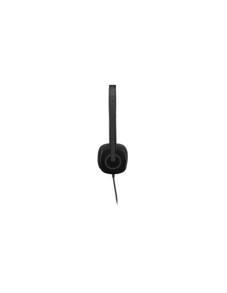 CUFFIA LOGITECH "H151" CON MICROFONO, Jack 3,5mm, NERO - 981-000589