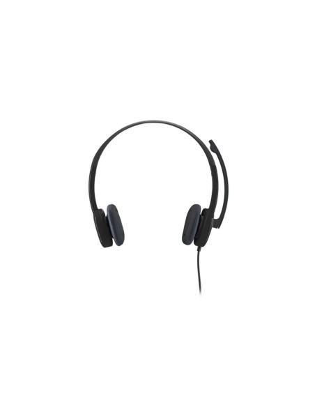 CUFFIA LOGITECH "H151" CON MICROFONO, Jack 3,5mm, NERO - 981-000589