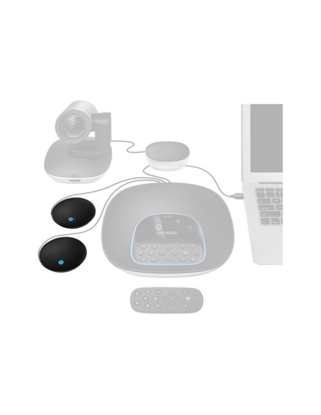 MICROFONI DI ESPANSIONE GROUP LOGITECH 3.5 MM x sistema videoconferenza LOGITECH GROUP distanza max funzionamento 8.5mt