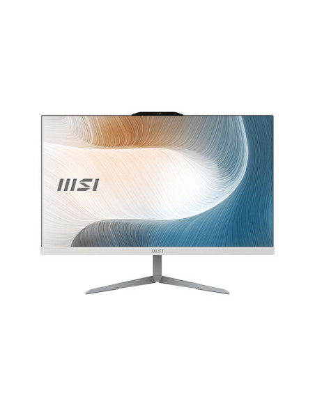 ALL IN ONE MSI Modern AM242 12M-644IT 23,8" i5-1235U 8GB SSD512GB Tastiera Mouse W11 Bianco