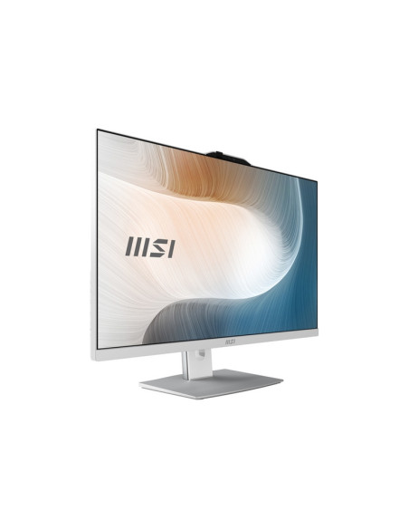 ALL IN ONE MSI Modern AM272P 12M-459IT 27" NO TOUCH i5-1235U 8GB SSD512GB Tastiera Mouse W11P Bianco