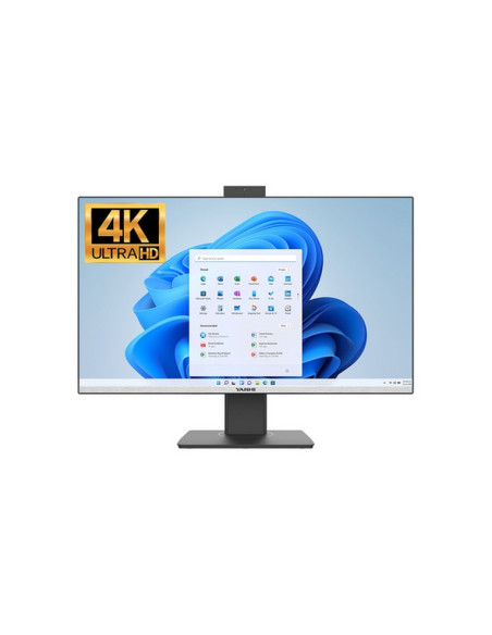 ALL IN ONE YASHI QUANTUM 4K AY62837 27'' i7-12700 16GB 512GB SSD GT1030 2GB Tastiera e Mouse W11P Black PIVOT