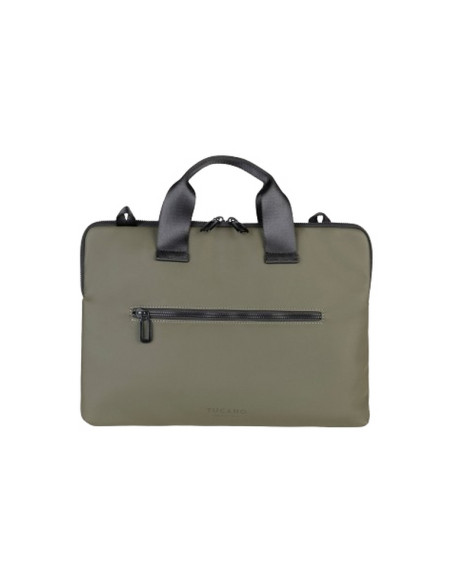 BORSA X NB TUCANO GOMMO SUPERSLIM 13"/14", VERDE MILITARE, PER NOTEBOOK 14" E MACBOOK AIR 15" - BSGOM1314-VM